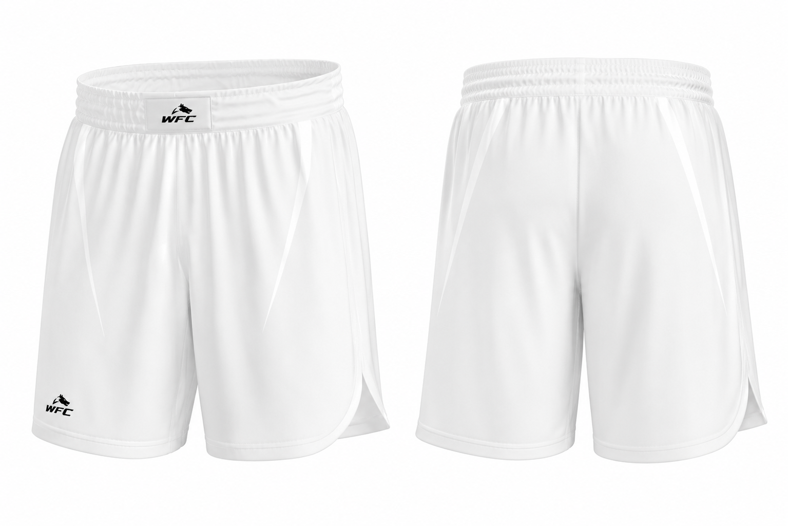 WFC Whiteout Fight Shorts