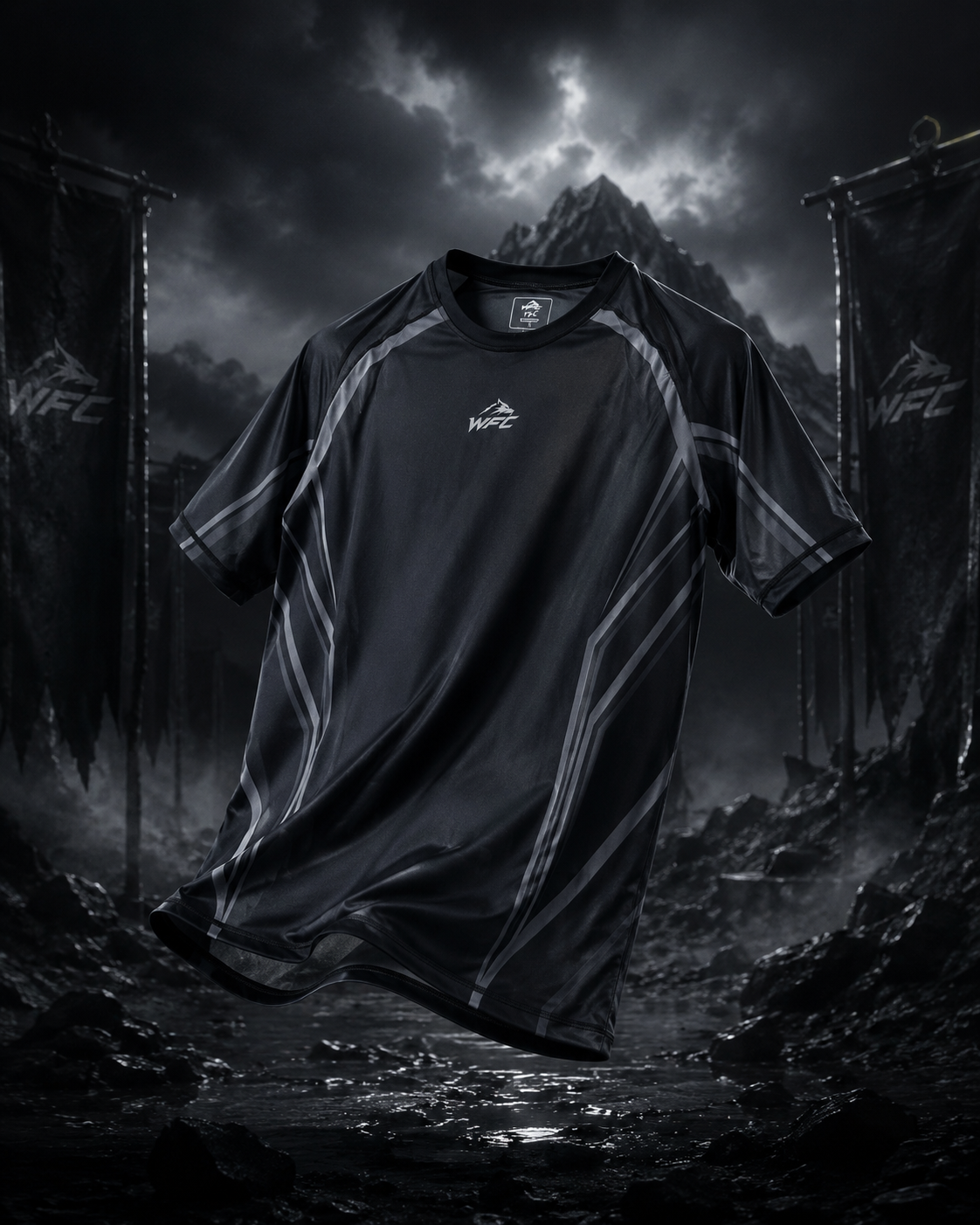 WFC Competitor Rashguard Black