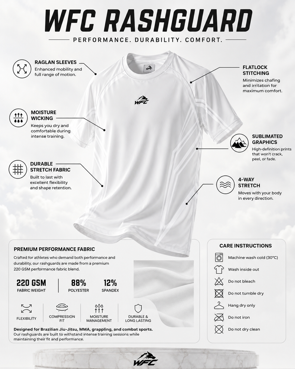 WFC Attack on Titan Rashguard