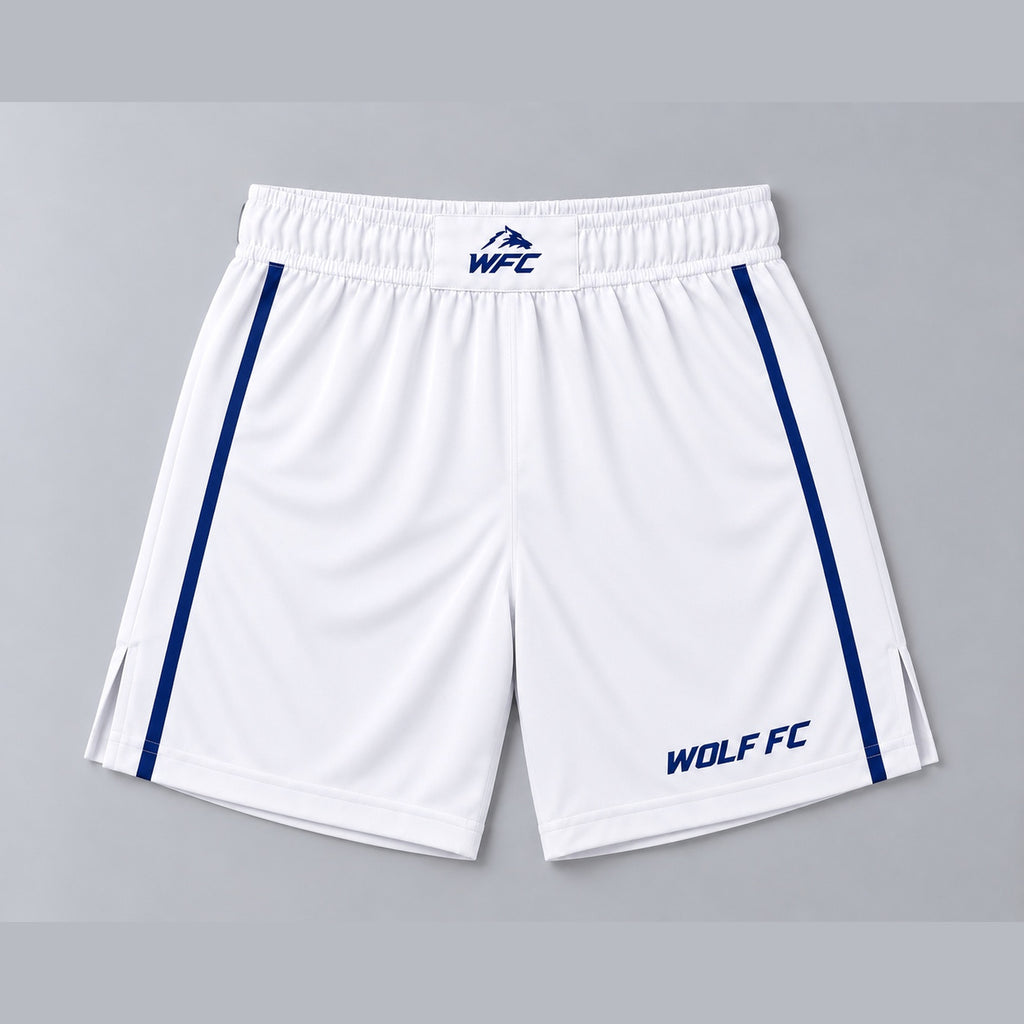 WFC White Fight Shorts