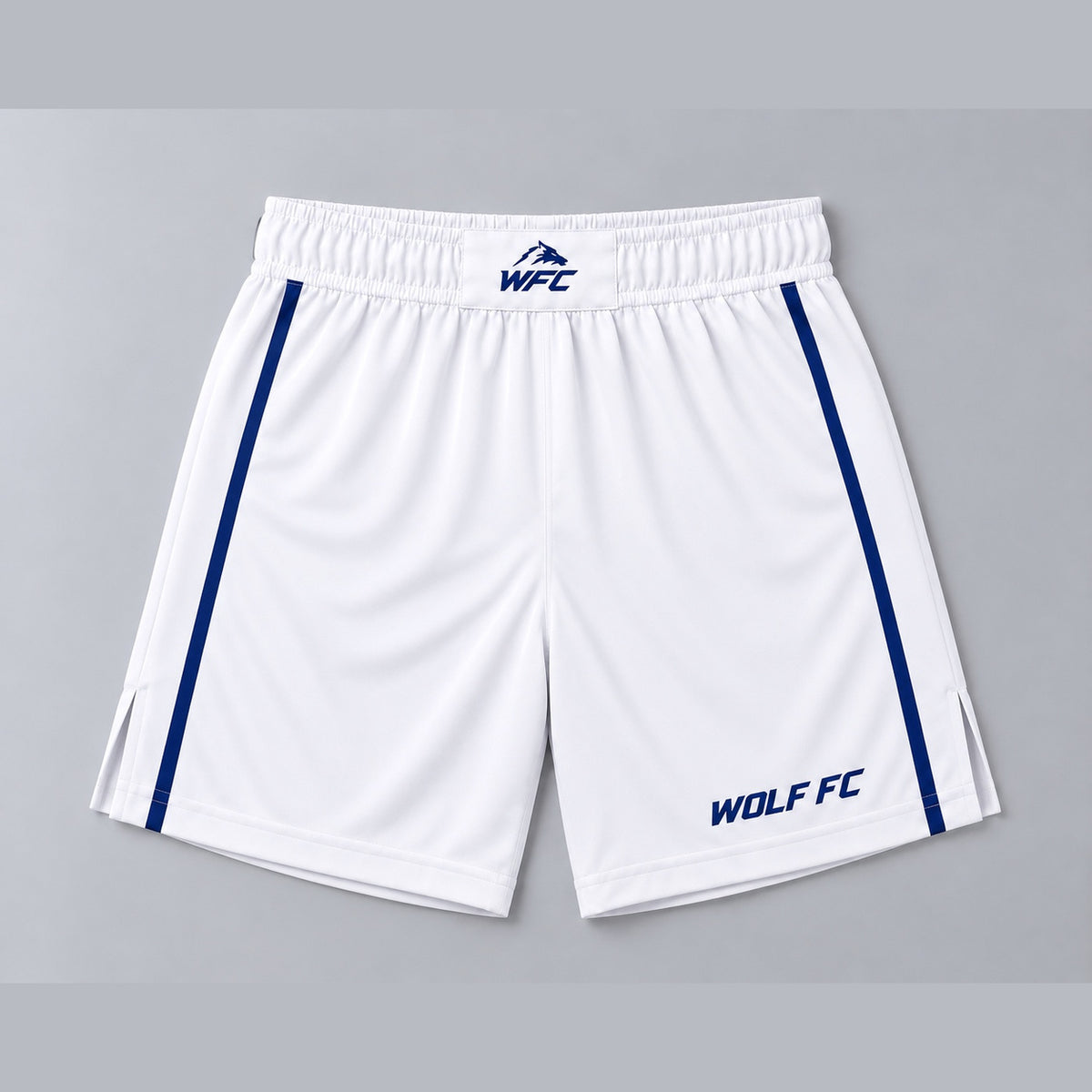 WFC White Fight Shorts