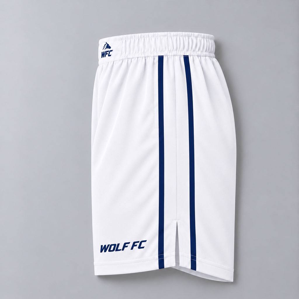 WFC White Fight Shorts