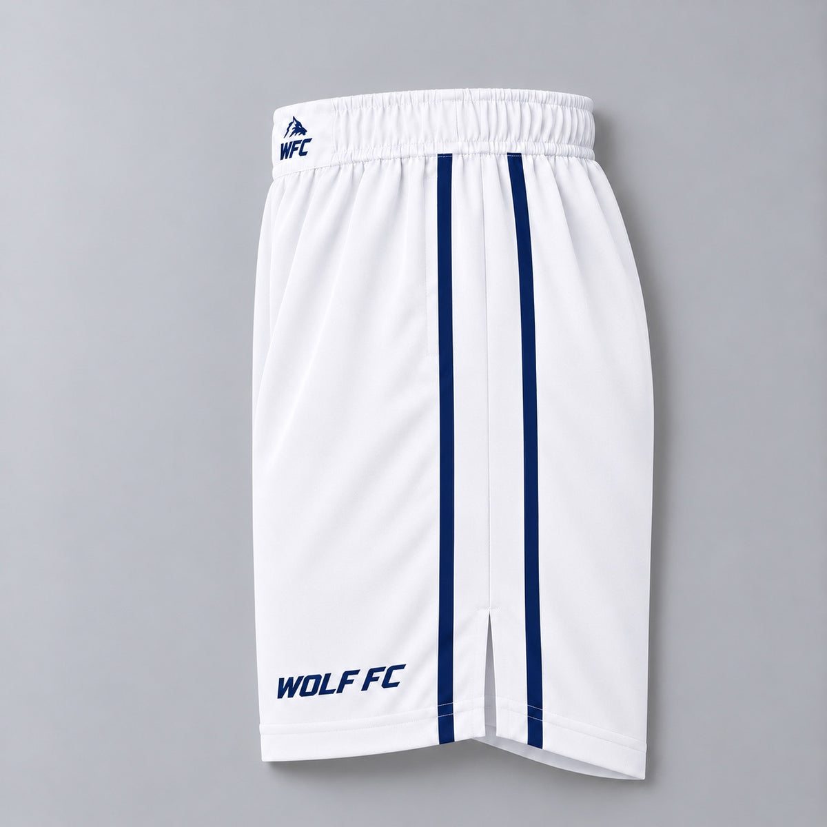 WFC White Fight Shorts