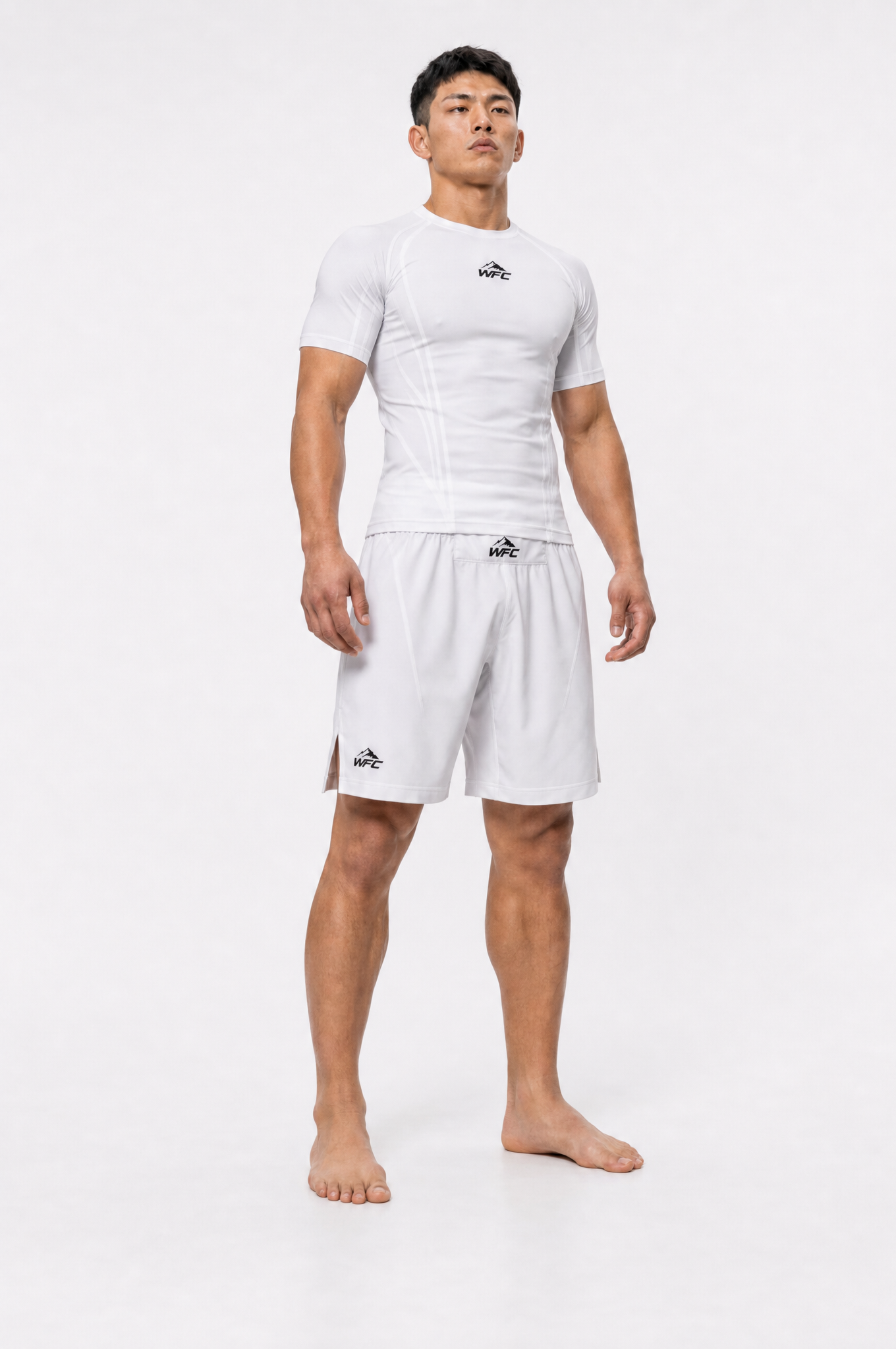 WFC Whiteout Fight Shorts